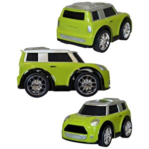 Ctoys Cartoon Mini Car 27 Mhz Full Fonksiyon Uzaktan Kumandalı Yeşil Araba Qx3688 93