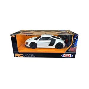 s Scaled Rc Model 27 Mhz Full Fonksiyonlu Uzaktan Kumandalı Audi Beyaz Araba Qx3688 F2