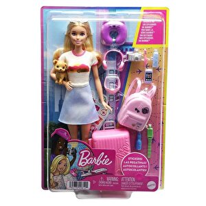 Barbie Seyahatte Bebeği Ve Aksesuarları Hjy18