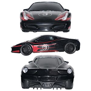 Ctoys Scaled Rc Model 27 Mhz Full Fonksiyonlu Uzaktan Kumandalı Ferrari Siyah Araba Qx3688 6