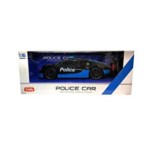 s Scaled Rc Model 27 Mhz Full Fonksiyonlu Uzaktan Kumandalı Işıklı Ve Sesli Bugatti Veyron Polis Arabası 3689 A4