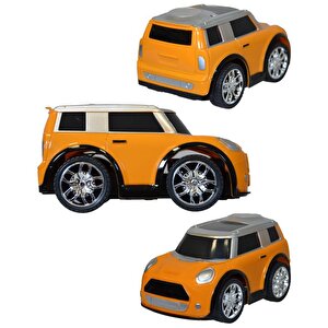 s Cartoon Mini Car 27 Mhz Full Fonksiyon Uzaktan Kumandalı Sarı Araba Qx3688 93