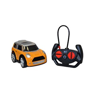 s Cartoon Mini Car 27 Mhz Full Fonksiyon Uzaktan Kumandalı Sarı Araba Qx3688 93