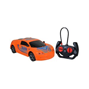 s Sports Car 27 Mhz Full Fonksiyon Uzaktan Kumandalı Bugatti Veyron Turuncu Ce 04