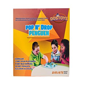 Dostoys Pop N Drop Penguen Kutu Oyunu