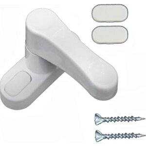 Eva Plast Pvc Çocuk  Kilidi Metal Beyaz