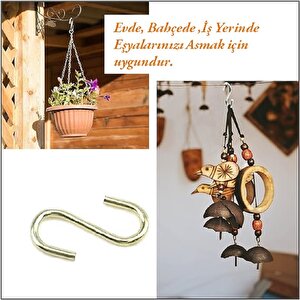 S Kanca Demiri Askı Kancası Küçük