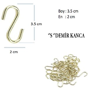 S Kanca Demiri, Askı Kancası Minik 10 Adet