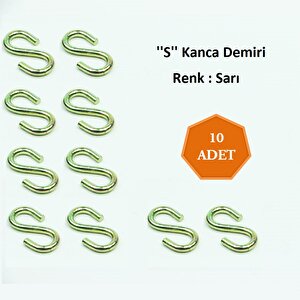 S Kanca Demiri, Askı Kancası Minik 10 Adet