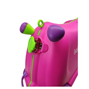 Baby Yuga Tekerlekli Çocuk Valizi Pembe