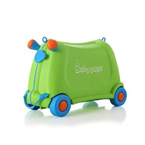 Baby Yuga Tekerlekli Çocuk Valizi Yeşil