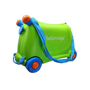 Baby Yuga Tekerlekli Çocuk Valizi Yeşil