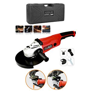 2200w Metal Şanzıman 230mm Büyük Spiral Taşlama Çantalı