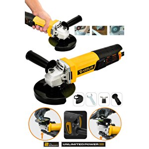 550w Avuç Taşlama Makinesi 125mm Bakır Sargılı Spiral