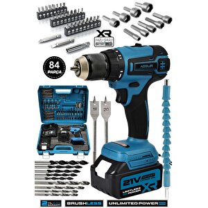 21v Akülü Vidalama Kömürsüz Motor Şarjlı Matkap