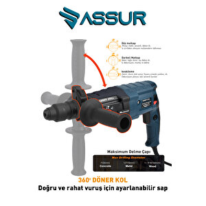 Profesyonel Metal Şanzıman Kırıcı Delici Hilti Darbeli Matkap 2-28mm