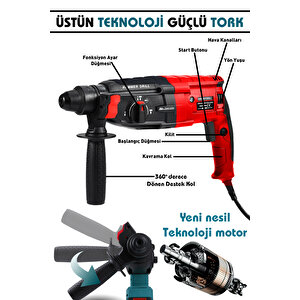 Profesyonel Metal Şanzıman Kırıcı Delici Hilti Darbeli Matkap 2-28mm