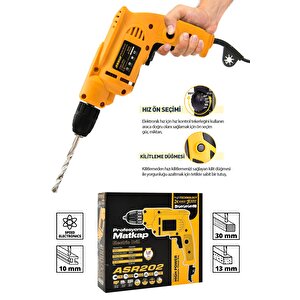 580w Metal Şanzıman 10mm Elektrikli Matkap