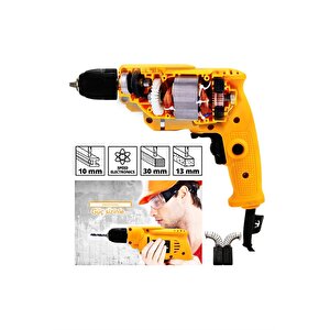 580w Metal Şanzıman 10mm Elektrikli Matkap