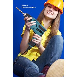 580w Metal Şanzıman 10mm Elektrikli Matkap