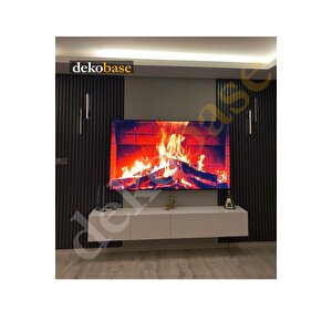 Antrasit Renk 100x240cm Yeni Nesil Akustik Duvar Paneli