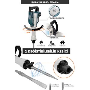 1800w Darbeli 16 Kg Kırıcı Delici Hilti