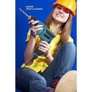 Assur 580w Metal Şanzıman 10mm Elektrikli Matkap