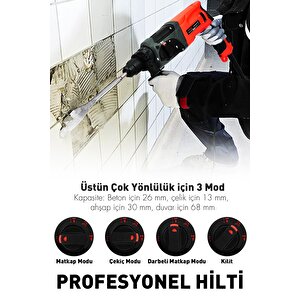 850w Darbeli Metal Şanzıman Kırıcı Delici Hilti Matkap