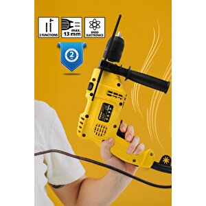1100w Darbeli Metal Şanzıman 13mm Elektrikli Matkap
