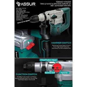 1050w Profesyonel 28mm Kırıcı Delici Hilti Darbeli Hilti