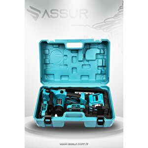 21v Çift Akülü Testere Ağaç Odun Dal Kesme Motoru