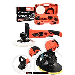 1200w Polisaj Makinesi Devir Ayarlı 6 Kademeli 180mm Pasta Cila