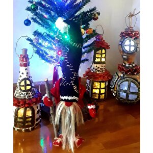 El Yapımı Şans Cücesi Gnome 50 Cm Hediyelik