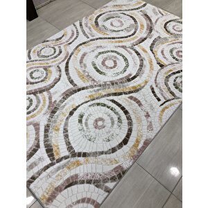 Dinarsu Halı Bodrum Br 018 Pudra Sarı 150x233 Renkli 4 M2 Halı