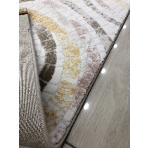 Dinarsu Halı Bodrum Br 018 Pudra Sarı 150x233 Renkli 4 M2 Halı