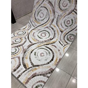 Dinarsu Halı Bodrum Br 018 Pudra Sarı 150x233 Renkli 4 M2 Halı