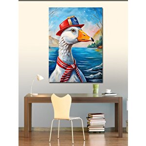 Kanvas Tablo Denizci Kaz 50x70 cm