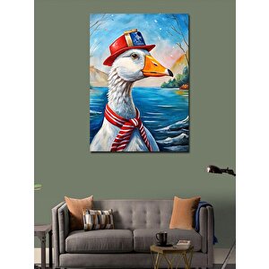 Kanvas Tablo Denizci Kaz 100x140 cm