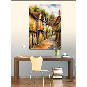 Kanvas Tablo Tarihi Köy Sokakları 50x70 cm