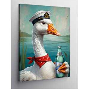 Kanvas Tablo Denizci Kaz 50x70 cm