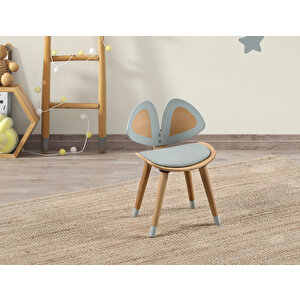 Montessori Kelebek Çocuk Sandalyesi - Mavi