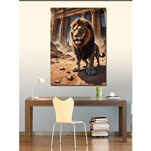 Kanvas Tablo Çöl Aslanı 50x70 cm