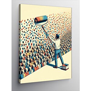 Kanvas Tablo Yeniden Hayat 100x140 cm