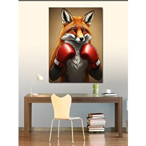 Kanvas Tablo Boksör Tilki 70x100 cm
