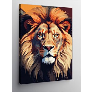 Kanvas Tablo Aslanın Gücü 70x100 cm