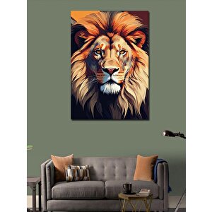 Kanvas Tablo Aslanın Gücü 70x100 cm
