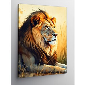 Kanvas Tablo Afrika Aslanı 70x100 cm