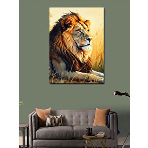 Kanvas Tablo Afrika Aslanı 70x100 cm