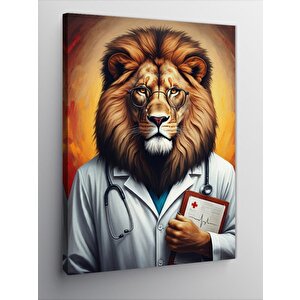 Kanvas Tablo Doktor Aslan 70x100 cm
