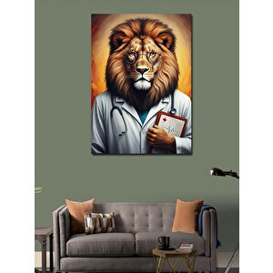 Kanvas Tablo Doktor Aslan 70x100 cm